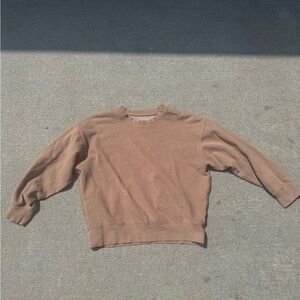 American Eagle Cropped Brown Sweatshirt‎ size XS